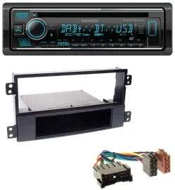 Kenwood MP3 Bluetooth DAB USB CD Autoradio für Hyundai Sonata NF 02-05 schwarz
