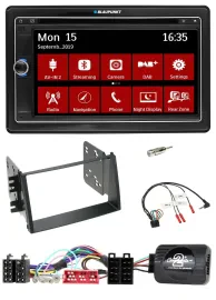 Blaupunkt 2DIN USB DAB Lenkrad Bluetooth TMC Navigation für Kia Soul 2009-2011