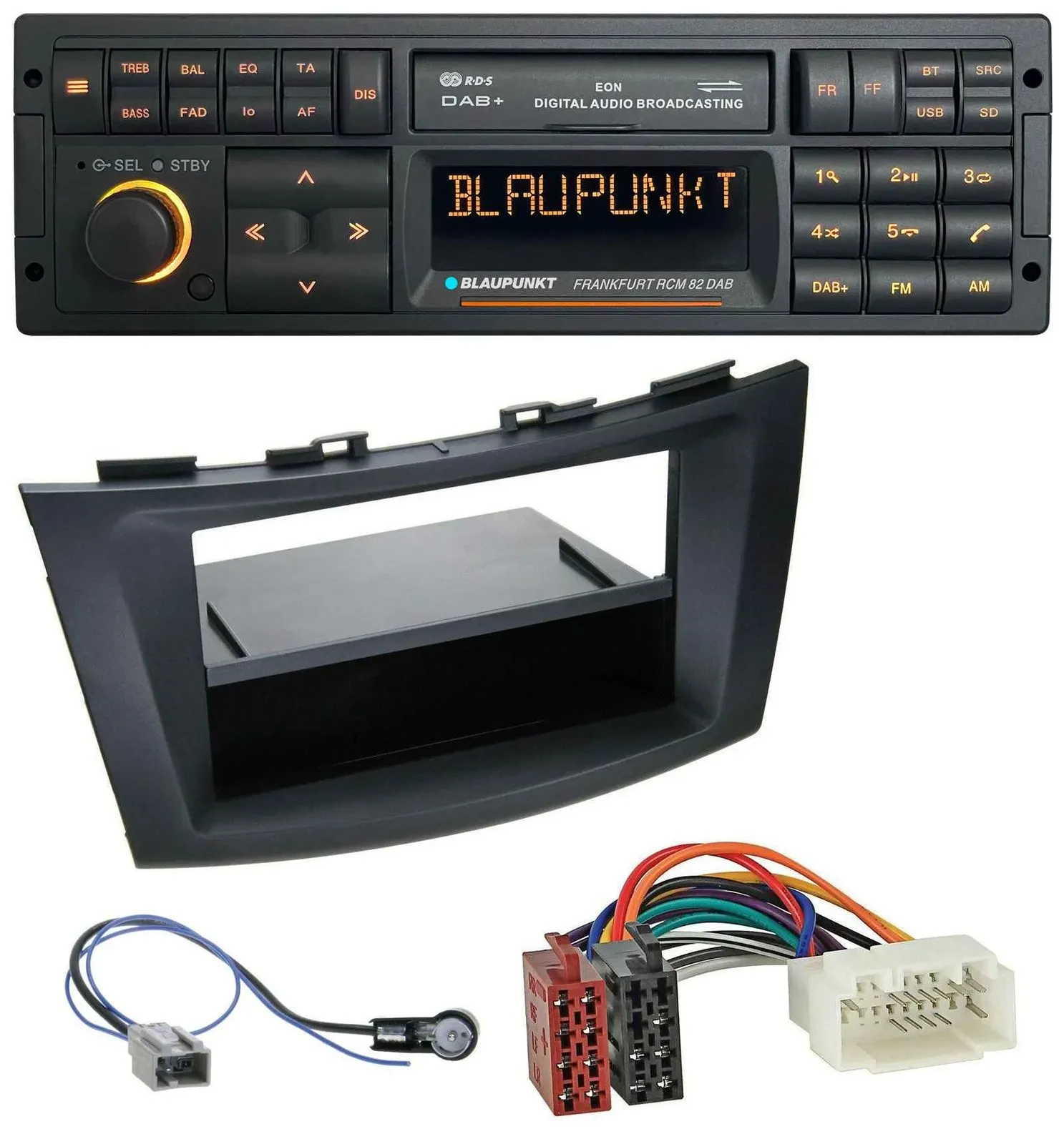 Blaupunkt USB DAB SD MP3 Bluetooth Autoradio für Suzuki Swift (FZ/NZ, ab 2010)