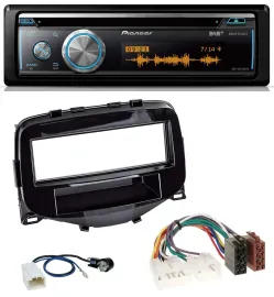 Pioneer MP3 DAB USB CD Bluetooth Autoradio für Toyota Aygo (2014-2021)