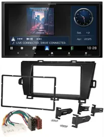 Kenwood Bluetooth 2DIN USB DAB MP3 Autoradio für Toyota Prius (2009-2012)