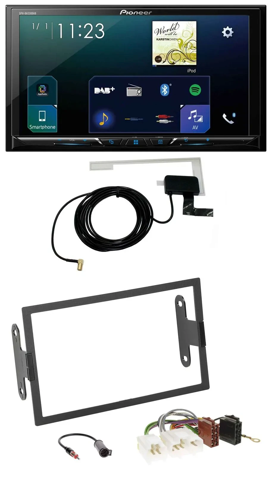 Pioneer 2DIN DAB USB MP3 Bluetooth Autoradio für Nissan 200 SX 1994-1998 240 SX