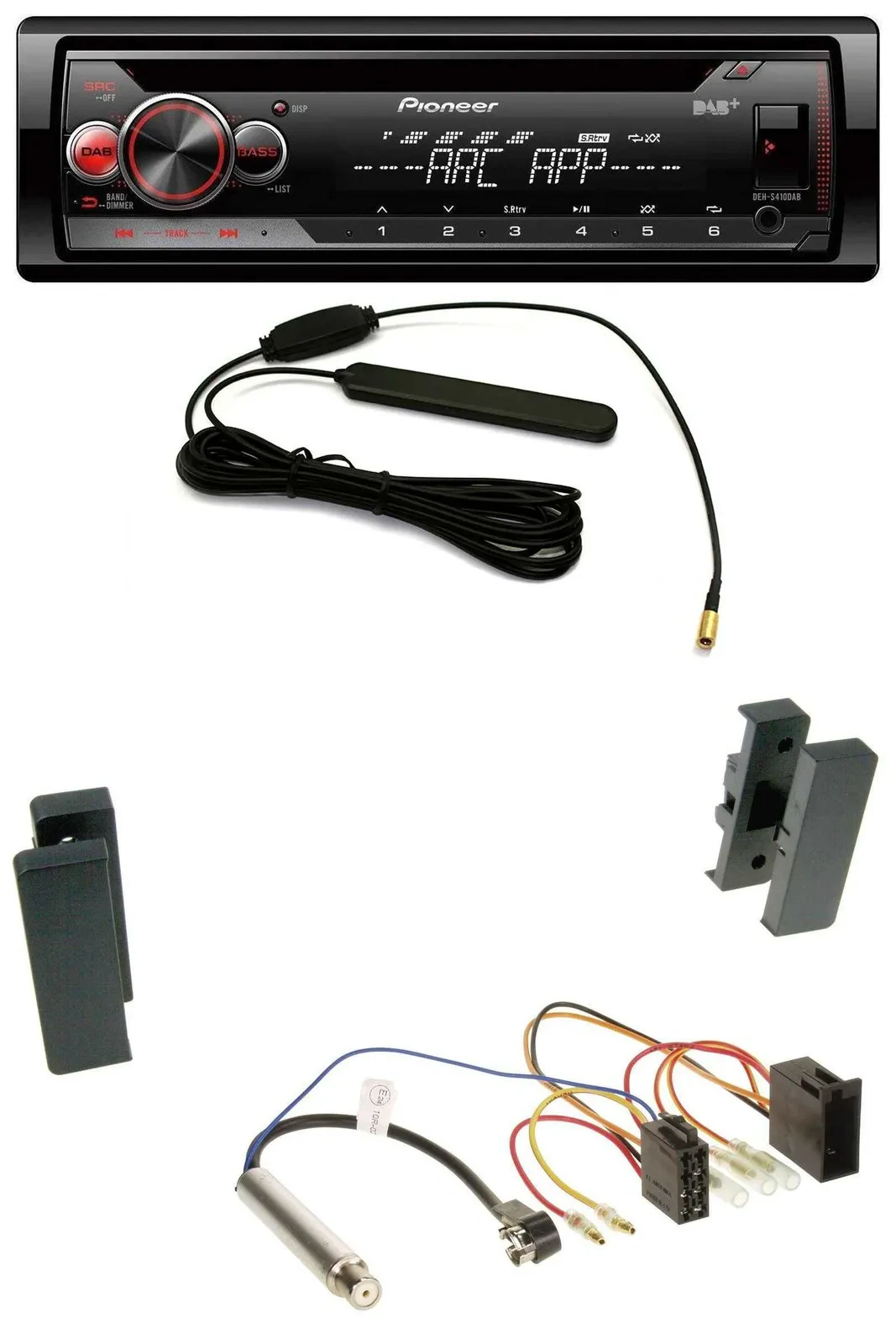 Pioneer CD USB AUX DAB MP3 Autoradio für Seat Leon, Toledo (1998-2006)