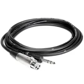 Коммутационный кабель Hosa Technology Hosa 2ft 3-Pin XLR Female to 1/4in TRS Male Cable #STX102F
