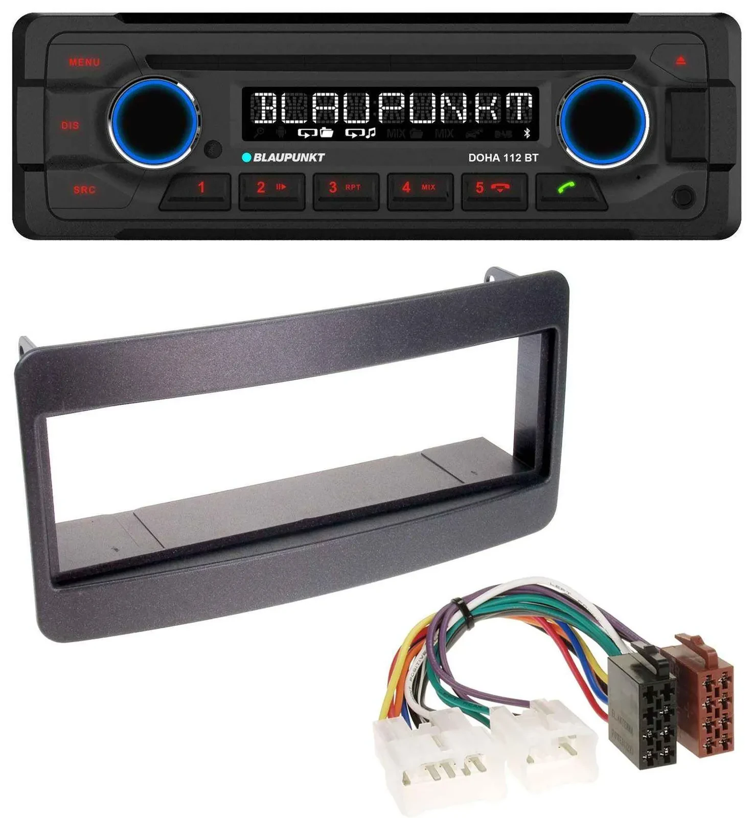 Автомагнитола для Toyota Celica, MR2 Blaupunkt AUX MP3 CD Bluetooth USB черная