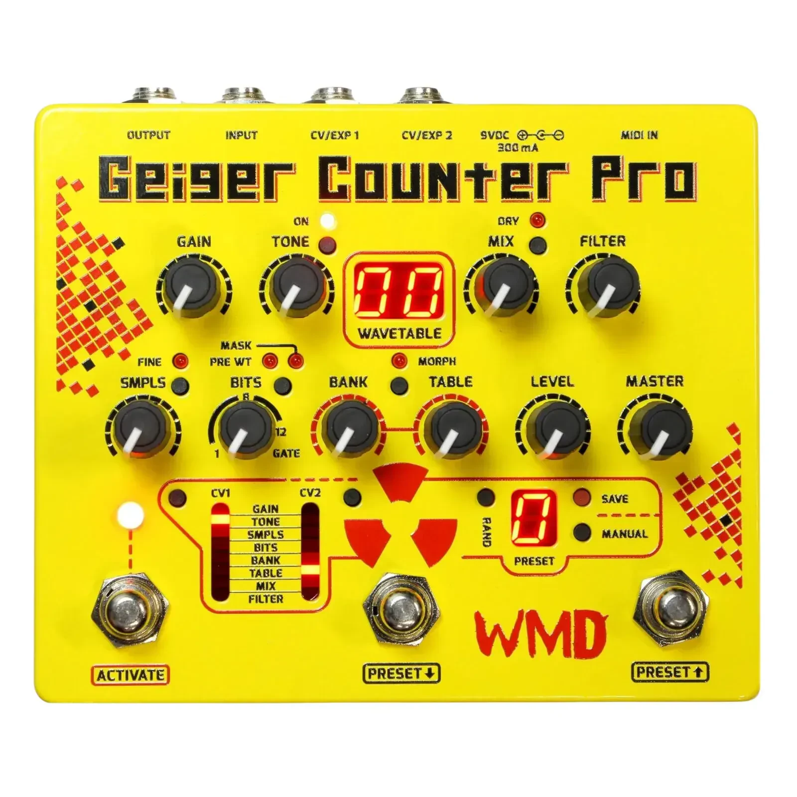 Педаль эффектов для электрогитары WMD Geiger Counter Pro Digital Destruction