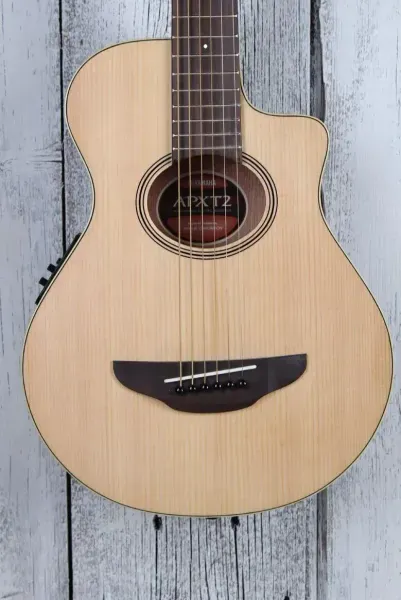 Yamaha 3/4 Travel Size Acoustic Electric Guitar APXT2 NA Natural with Gig Bag