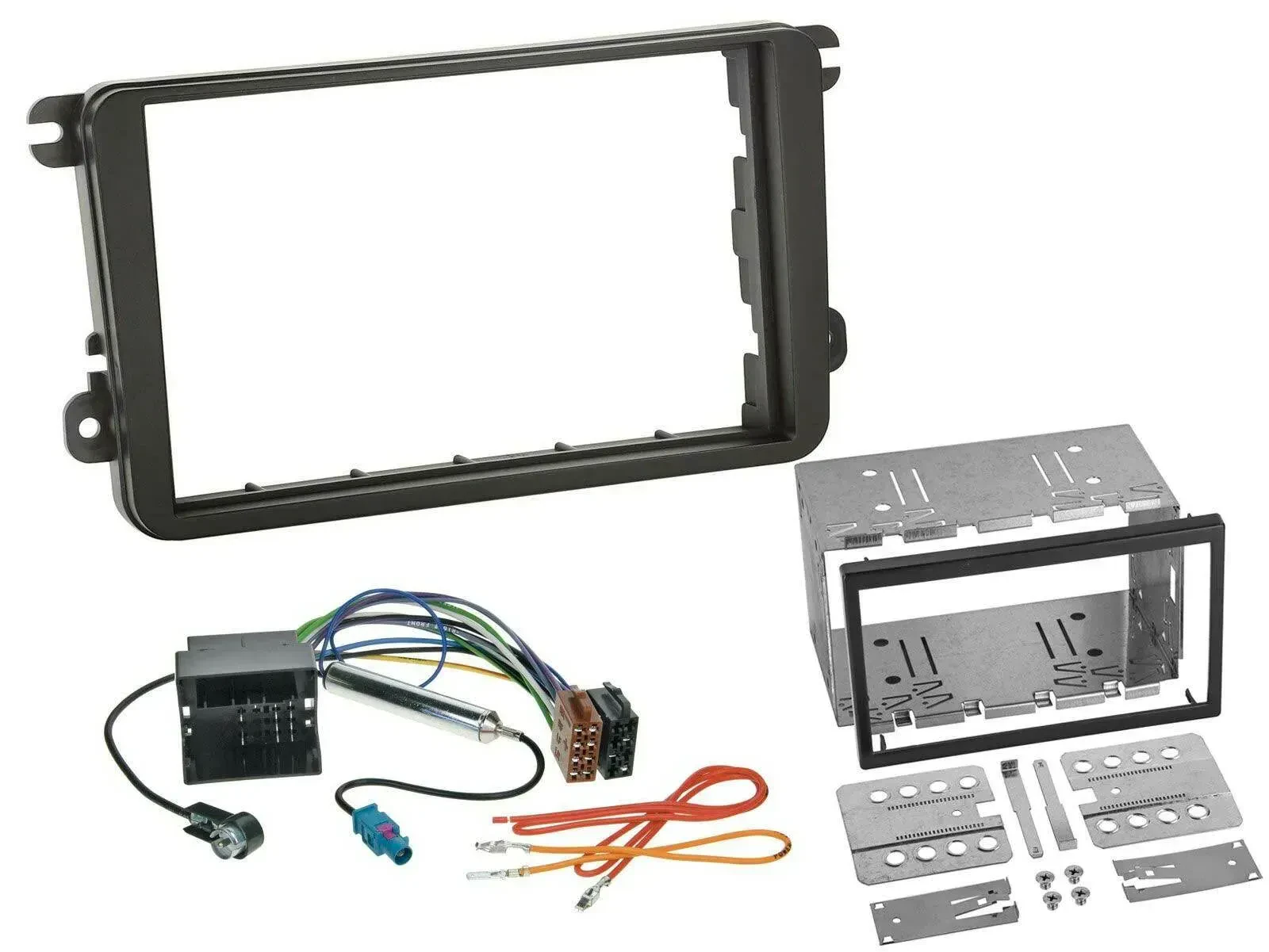 Einbauset Doppel DIN Autoradio für VW Caddy Golf 5 6 Jetta ab 2003