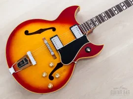 1966 Gibson Barney Kessel Regular Vintage Archtop w/ Pat # Pickups, Case