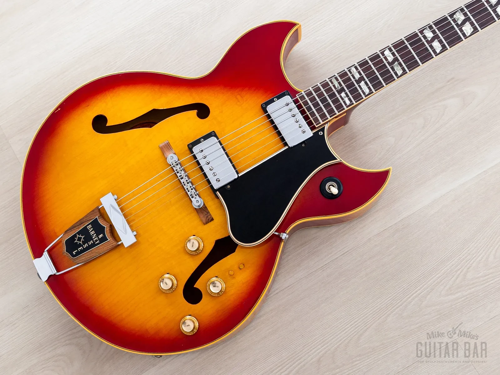 1966 Gibson Barney Kessel Regular Vintage Archtop w/ Pat # Pickups, Case