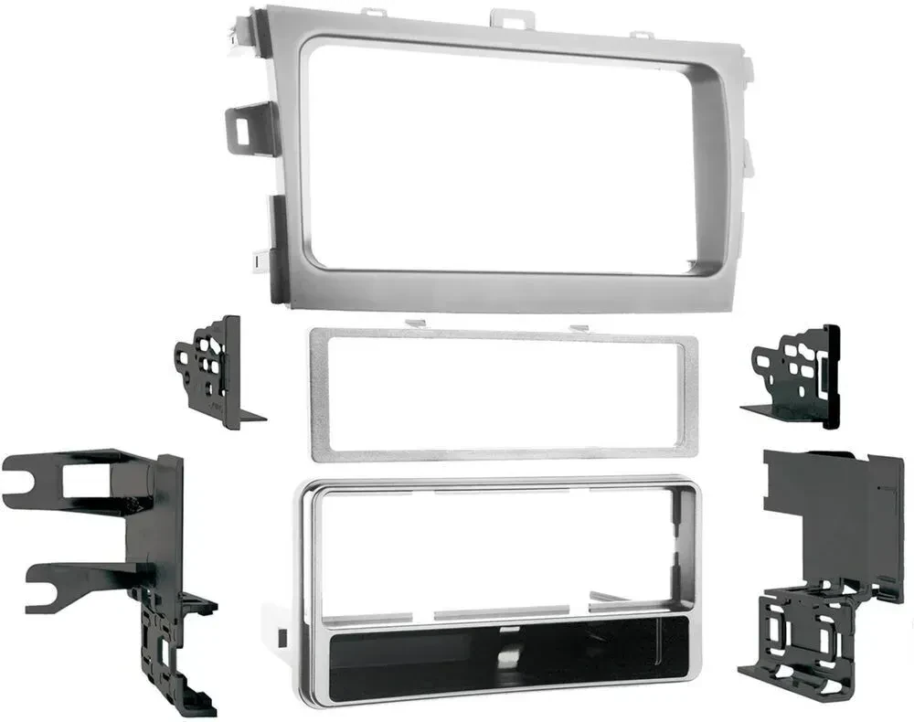Установочный комплект для автомагнитолы Metra 99-8223S Single DIN для Toyota Corolla (2009–2013), серебристый