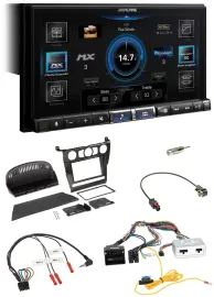 Alpine DAB 2DIN USB Bluetooth Lenkrad Autoradio für BMW 5er 2007 E60 ohne iDrive