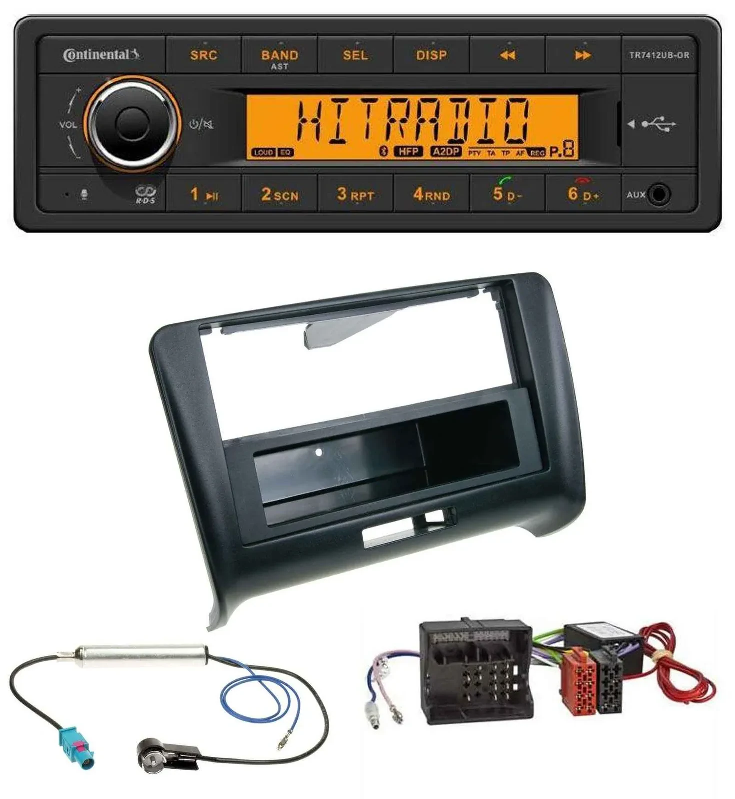 Continental MP3 Bluetooth AUX USB Autoradio für Audi TT 06-14 Aktivsystem Quadlo