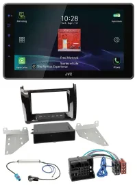JVC DAB MP3 Bluetooth USB Autoradio für VW Polo (ab 14) - piano-schwarz