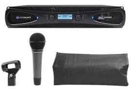 Crown Pro XLS2002 XLS 2002 2100w DJ/PA Power Amplifier Amp w/DSP!+AT Microphone
