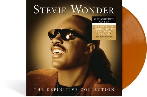 Виниловая пластинка Stevie Wonder – Definitive Collection, прозрачный оранжевый винил (Релиз 2024)