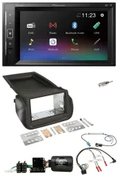 Pioneer DAB Lenkrad 2DIN Bluetooth USB Autoradio für Citroen Nemo Peugeot Bipper