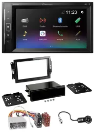 Автомагнитола Pioneer 2DIN DAB Bluetooth USB для Chrysler PT Cruiser, 300C и Dodge