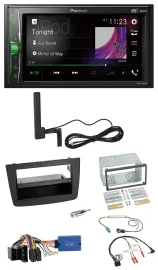 Pioneer MP3 DAB Lenkrad 2DIN Bluetooth Autoradio für Alfa Romeo Mito ISO 955 13-