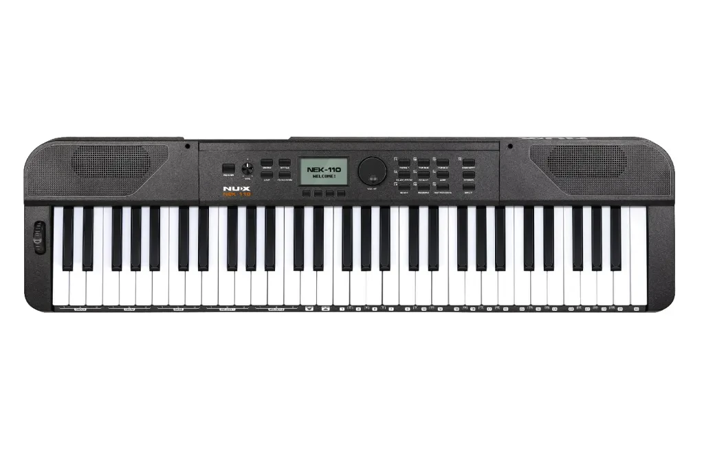 Синтезатор Nux NEK-110-BK 61 клавиша, автоаккомпанемент, черный