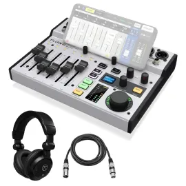Behringer FLOW 8 8-Input Digital USB Audio Mixer, Bundle with Turnstile Audio TA