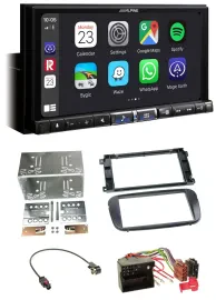 Alpine 2DIN DAB USB MP3 Bluetooth Autoradio für Ford S-Max Mondeo ab 2007 Profi