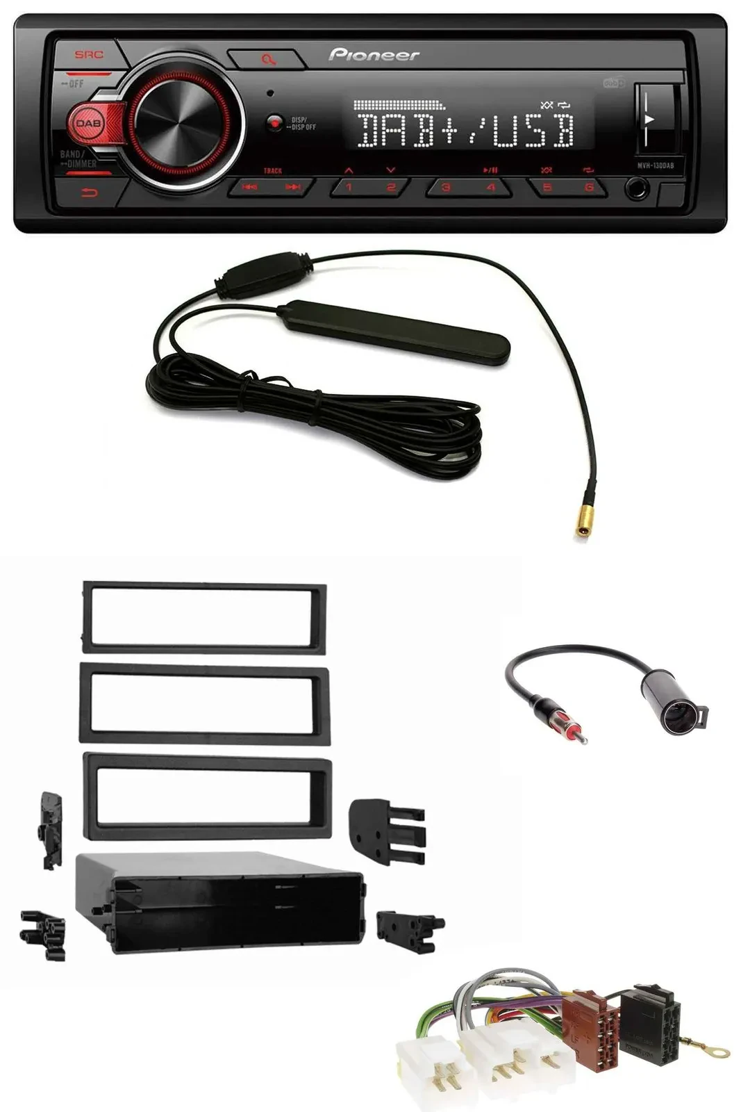 Pioneer MP3 DAB 1DIN AUX USB Autoradio für Nissan 200 SX 1994-1998 240 SX 1995-1