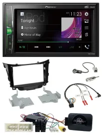 Pioneer 2DIN Lenkrad DAB USB Bluetooth Autoradio für Hyundai I30 ab 2017