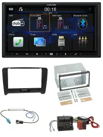Alpine Bluetooth 2DIN MP3 DAB USB Autoradio für Audi TT 06-14 Aktivsystem Quadlo