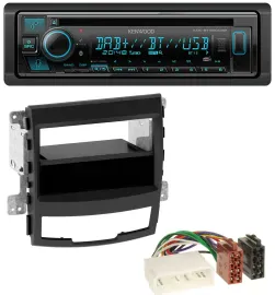 Kenwood Bluetooth DAB CD MP3 USB Autoradio für SsangYong Korando CK 2010-2013