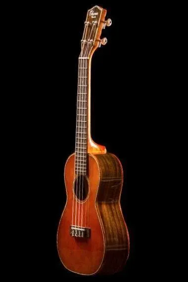 Ohana CK-50G Solid Cedar & Rosewood Gloss Concert Ukulele + Gig Bag - Blem