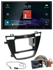 JVC USB Bluetooth 2DIN DAB MP3 Autoradio für Opel Insignia 08-13 schwarz