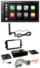 Pioneer USB 2DIN Bluetooth DAB MP3 Autoradio für Chrysler 300C Dodge Caliber Jee