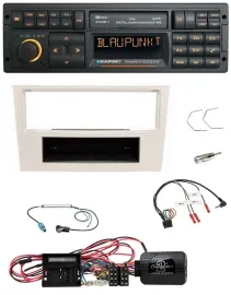 Blaupunkt USB DAB SD Lenkrad Bluetooth Autoradio für Opel Corsa D perl-weiss 09-