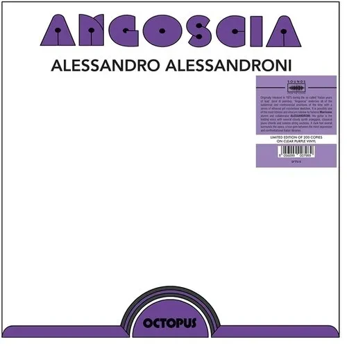Виниловая пластинка Alessandro Alessandroni - Angoscia [New Vinyl LP] Colored Vinyl