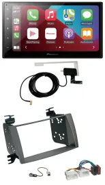 Pioneer USB Bluetooth DAB MP3 2DIN Autoradio für Hyundai Sonata (ab 2009)