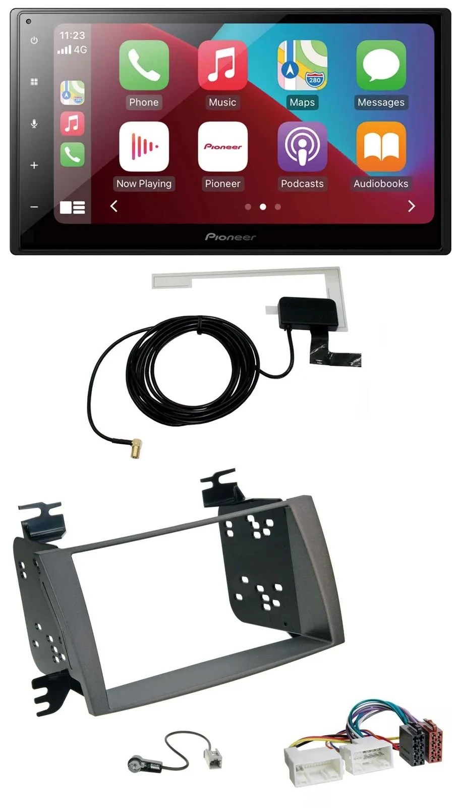 Pioneer USB Bluetooth DAB MP3 2DIN Autoradio für Hyundai Sonata (ab 2009)