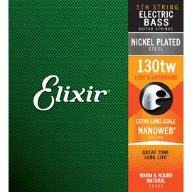 Струна одиночная для бас-гитары Elixir 15433 NanoWeb 130XL TW