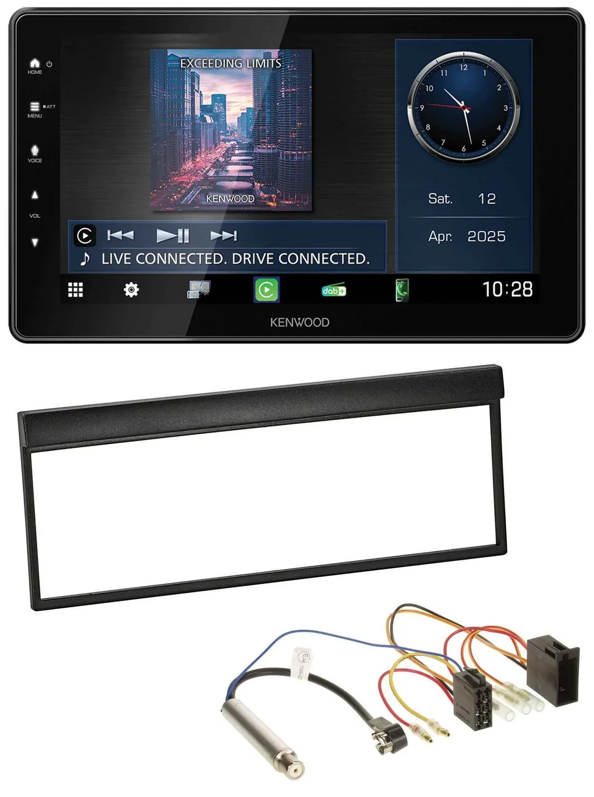 Kenwood MP3 Bluetooth USB DAB Autoradio für Skoda Fabia (bis 2003)