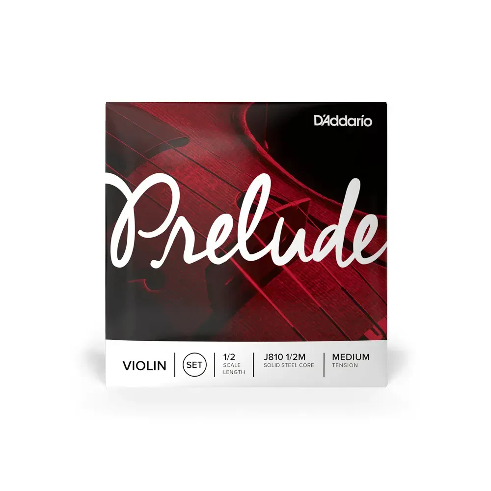 Струны для скрипки D'Addario Prelude J810 1/2M размер 1/2, нормальное натяжение (набор)