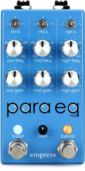 Педаль эффектов для электрогитары Empress ParaEQ MKII Equalizer and Boost Pedal