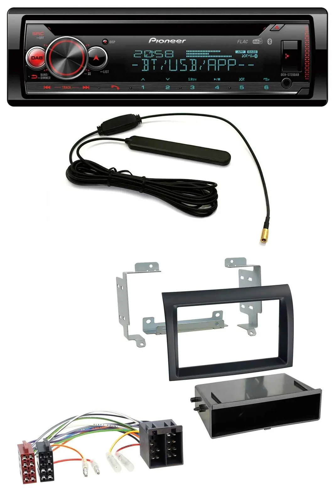 Автомагнитола Pioneer USB DAB MP3 Bluetooth CD для Citroen Jumper/Fiat Ducato (2006–2011)