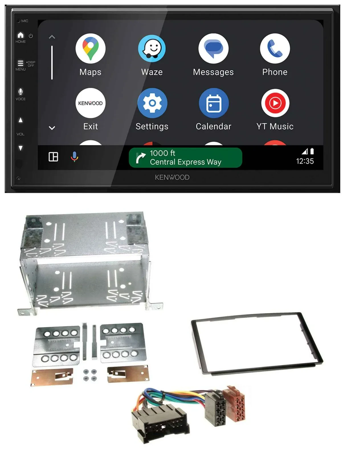 Автомагнитола для Hyundai Santa Fe (SM) 2004–2006 Kenwood 2DIN, DAB, Bluetooth, USB, MP3