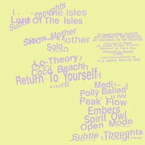 Виниловая пластинка Lord of the Isles - Subtle Thoughts [New Vinyl LP]