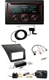 Pioneer 2DIN Lenkrad DAB USB CD Bluetooth Autoradio für Mitsubishi L200 2010-201