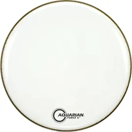 Aquarian Force II Resonant Bass Drum Head White 22 in.