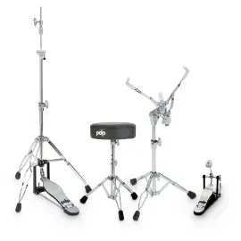 PDP by DW Gravity 4Piece Hardware Pk ThroneKick PedalHiHat StandSnare Stand