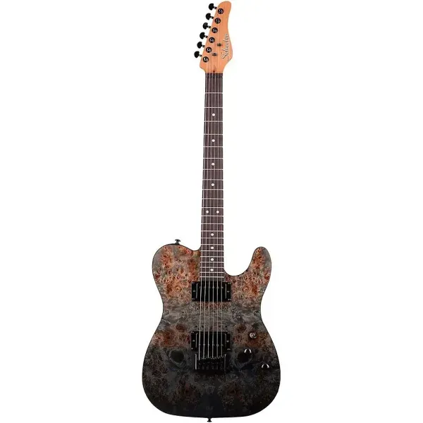 Электрогитара Schecter PT Standard Black Fade Burst Burl