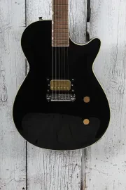 Gretsch Streamliner Jet 1 Pickup Electric Guitar Jet Black Finish