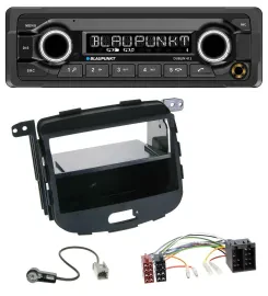 Blaupunkt MP3 Bluetooth USB AUX Autoradio für Hyundai i10 2008-2013 Rubber Touch